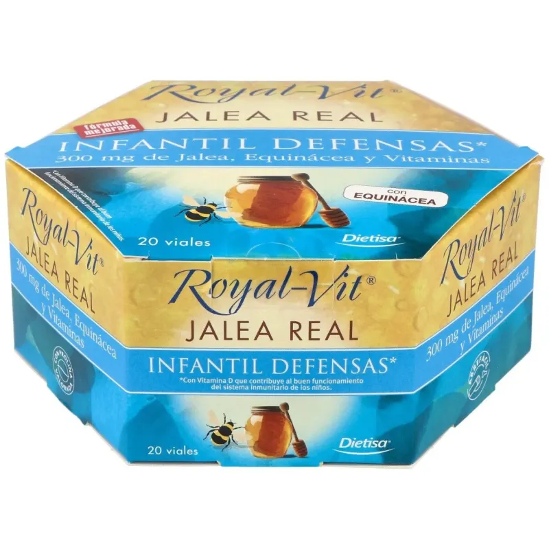 Jalea real royal vit infantil 300mg. 20amp | Farmacia Barata Jalea real royal vit infantil 300mg. 20amp | Farmacia Barata