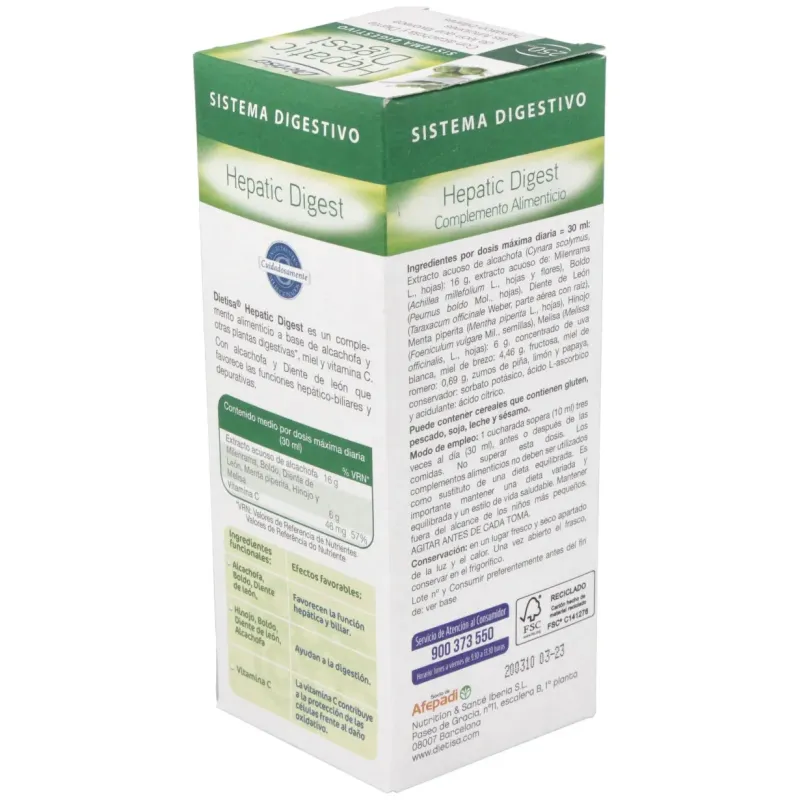 Hepatico digestivo (tonic diet) 250ml. | Farmacia Barata Hepatico digestivo (tonic diet) 250ml. | Farmacia Barata