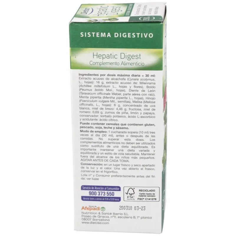 Hepatico digestivo (tonic diet) 250ml. | Farmacia Barata Hepatico digestivo (tonic diet) 250ml. | Farmacia Barata