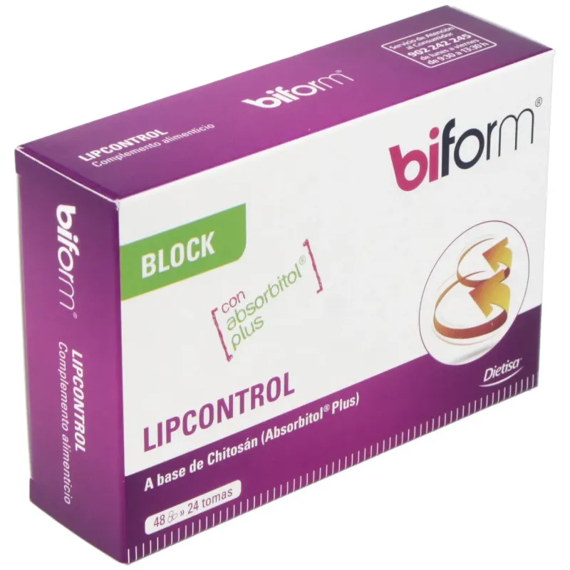 Biform chitosan plus (lipocontrol) 48cap | Farmacia Barata