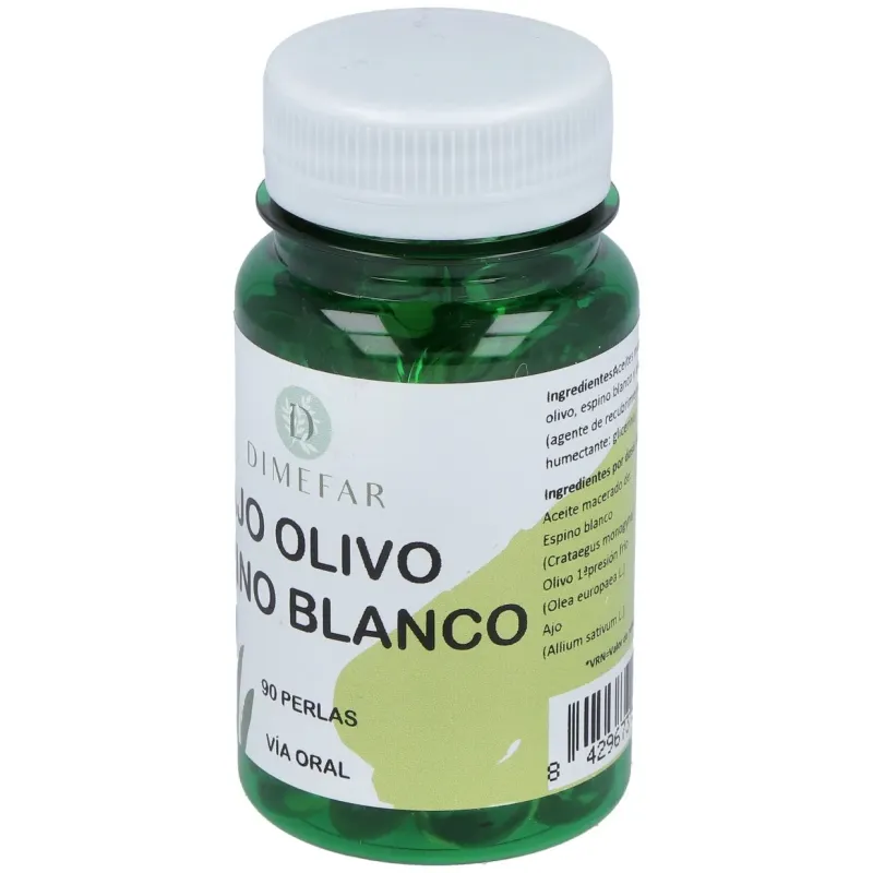 Dimefar ajo+olivo+espino 90 perlas | Farmacia Barata