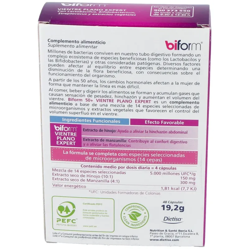 Biform 50 vientre plano expert 48cap. | Farmacia Barata Biform 50 vientre plano expert 48cap. | Farmacia Barata
