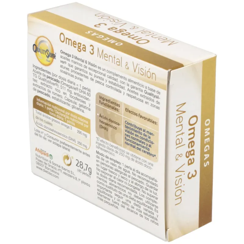 Dietisa omega 3 mental y visión 45 perlas | Farmacia Barata Dietisa omega 3 mental y visión 45 perlas | Farmacia Barata