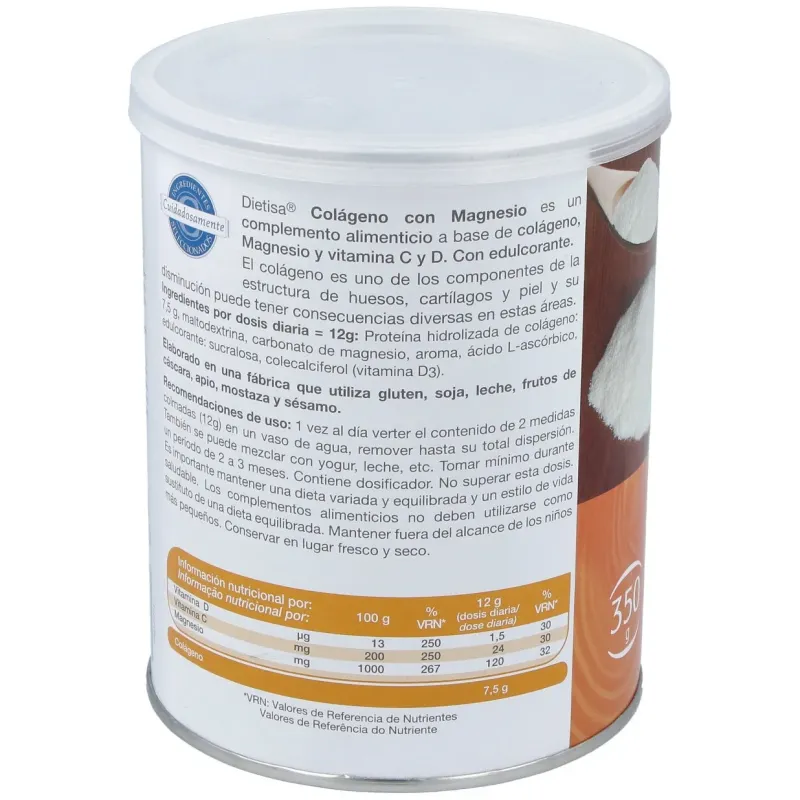 Dietisa colágeno con magnesio 350g | Farmacia Barata Dietisa colágeno con magnesio 350g | Farmacia Barata
