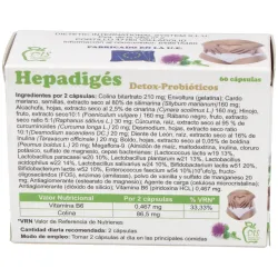Dis hepadiges 500mg 60caps | Farmacia Barata