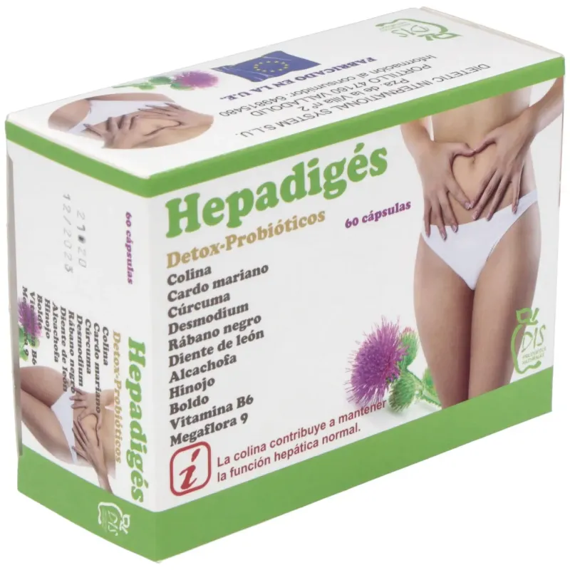 Dis hepadiges 500mg 60caps | Farmacia Barata