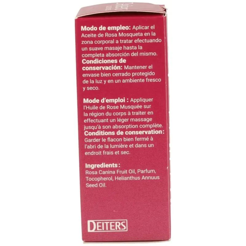 Deiters aceite de rosa mosqueta 100% puro 15ml | Farmacia Barata