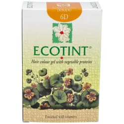 Ecotint tinte cabello 6d rubio oscuro dorado 130ml