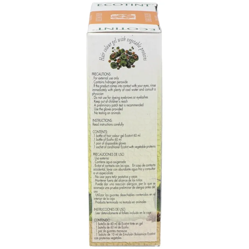 Ecotint tinte cabello 6d rubio oscuro dorado 130ml | Farmacia Barata