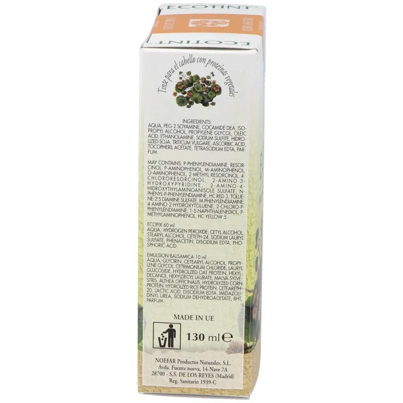 Ecotint tinte cabello 6d rubio oscuro dorado 130ml | Farmacia Barata