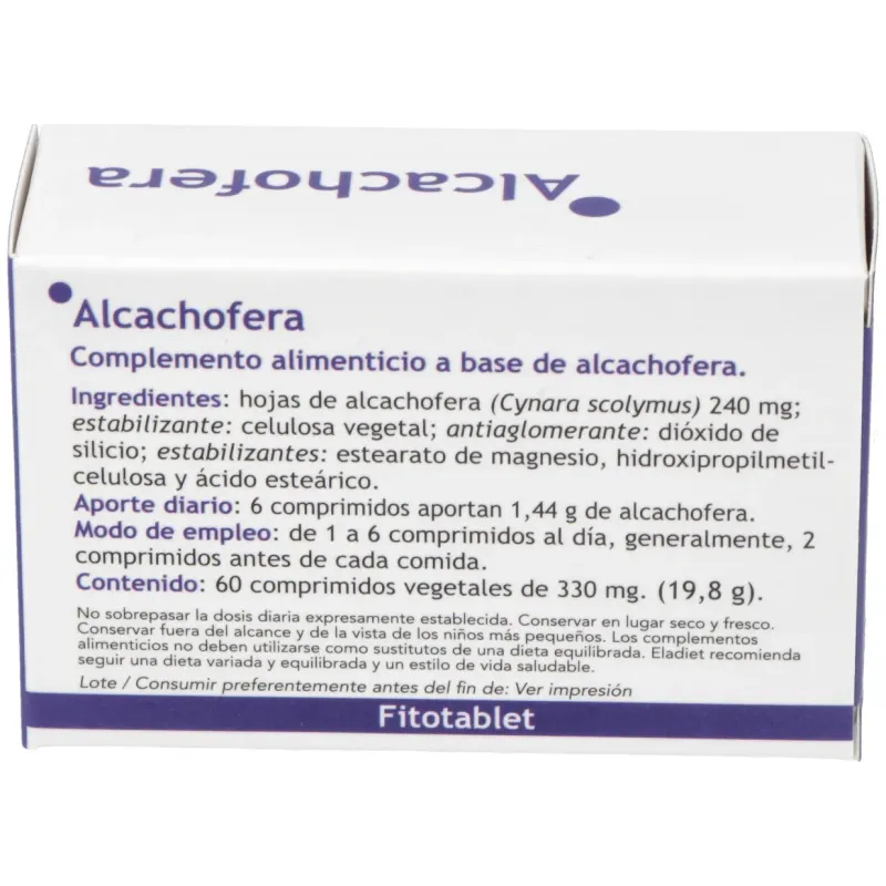 Fitotablet alcachofera 60comp | Farmacia Barata Fitotablet alcachofera 60comp | Farmacia Barata