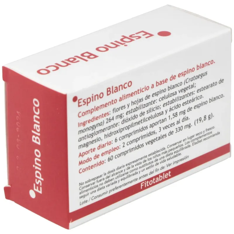 Fitotablet espino blanco 60comp. | Farmacia Barata