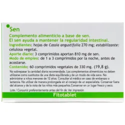 Fitotablet sen 60comp | Farmacia Barata Fitotablet sen 60comp | Farmacia Barata