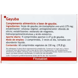 Fitotablet gayuba 60comp. | Farmacia Barata Fitotablet gayuba 60comp. | Farmacia Barata