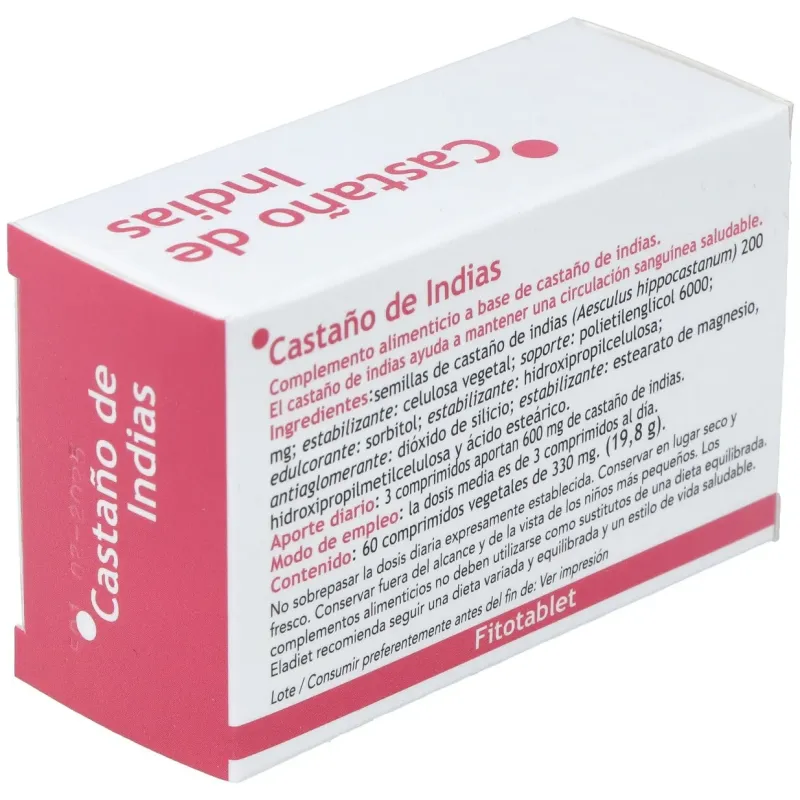 Fitotablet castaño de indias 60comp. | Farmacia Barata Fitotablet castaño de indias 60comp. | Farmacia Barata