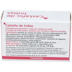 Fitotablet castaño de indias 60comp. | Farmacia Barata Fitotablet castaño de indias 60comp. | Farmacia Barata