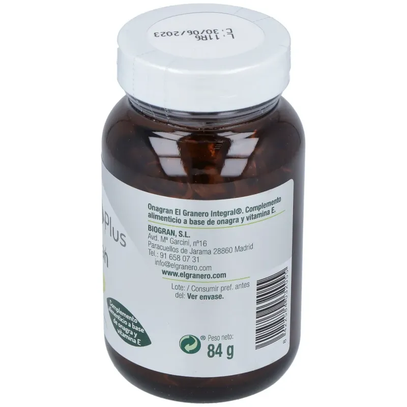 El granero onagran plus 120 perlas | Farmacia Barata