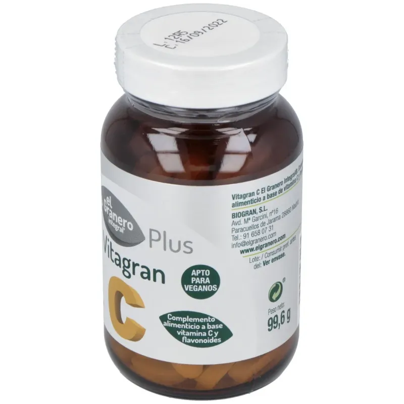 Vitagran c (vit.c forte + bioflav.750mg.) 120comp. | Farmacia Barata