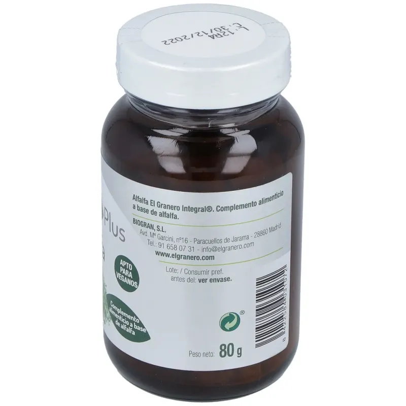 El granero alfalfa 200 comp | Farmacia Barata