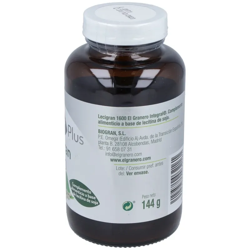 El granero integral lecitina soja 90 perlas | Farmacia Barata