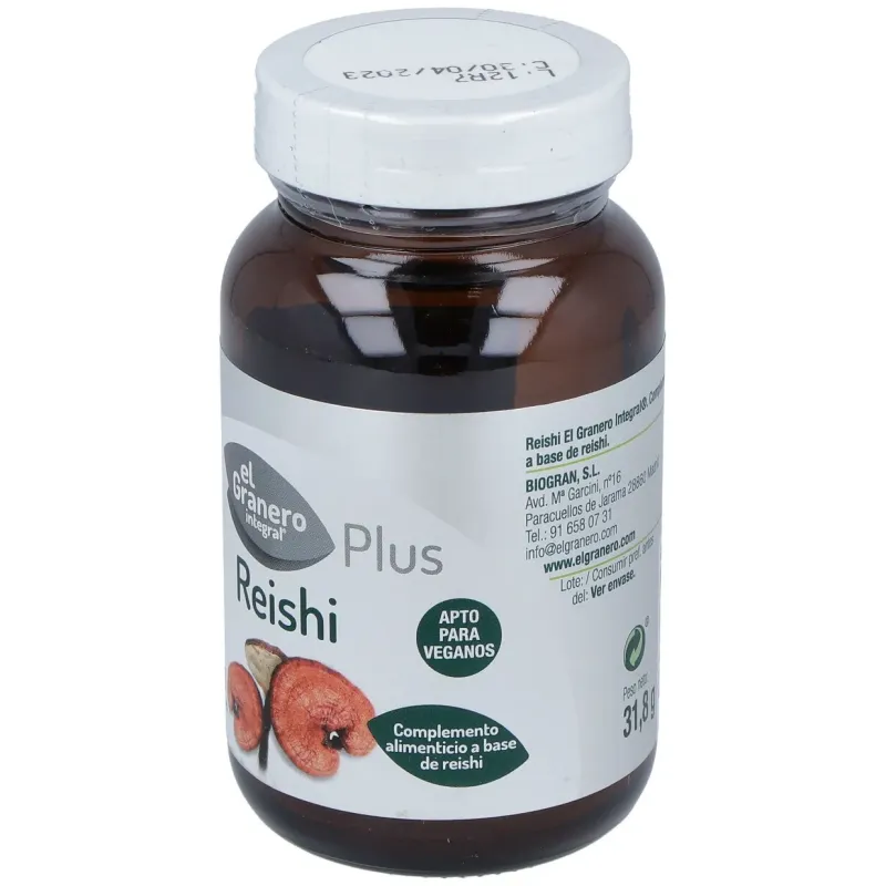 El granero intergral plus reishi 60 capsulas | Farmacia Barata El granero intergral plus reishi 60 capsulas | Farmacia Barata