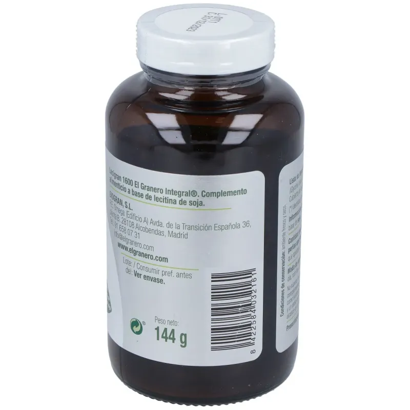 El granero integral lecitina soja 90 perlas | Farmacia Barata