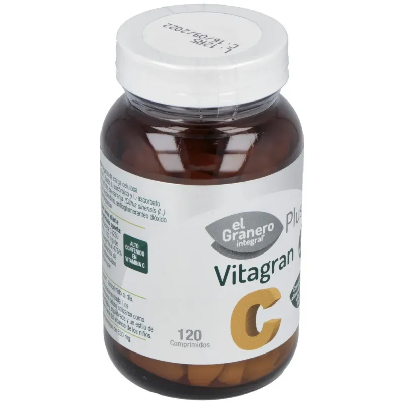 Vitagran c (vit.c forte + bioflav.750mg.) 120comp. | Farmacia Barata