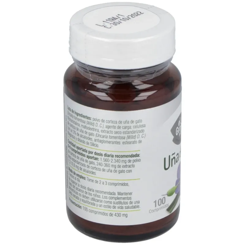 El granero uña gato forte 400 mg 100 comp | Farmacia Barata