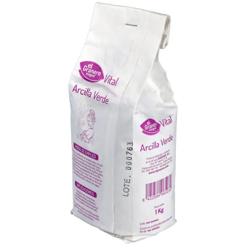 El granero arcilla verde 1kg | Farmacia Barata