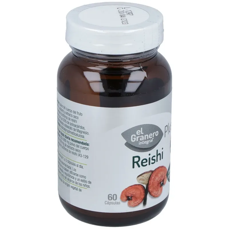 El granero intergral plus reishi 60 capsulas | Farmacia Barata El granero intergral plus reishi 60 capsulas | Farmacia Barata
