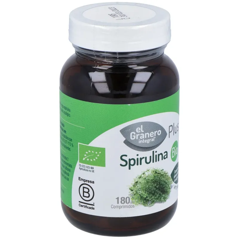 Granero complemento spirulina bio 180 comp | Farmacia Barata