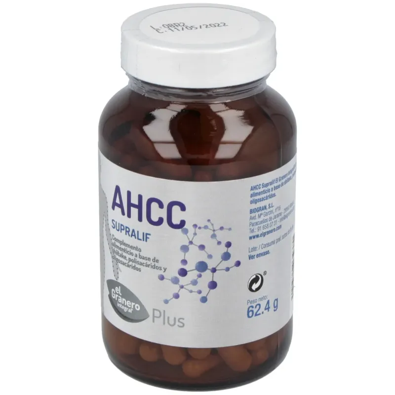 Granero integral ahcc supralif 565mg 120 cápsulas | Farmacia Barata Granero integral ahcc supralif 565mg 120 cápsulas | Farmacia Barata