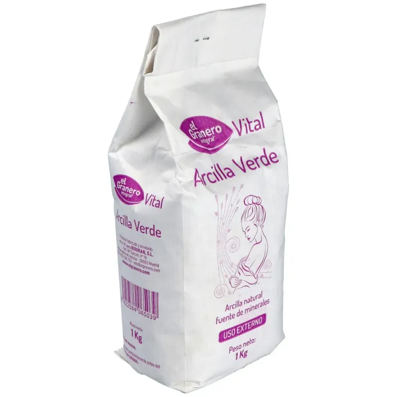 El granero arcilla verde 1kg | Farmacia Barata