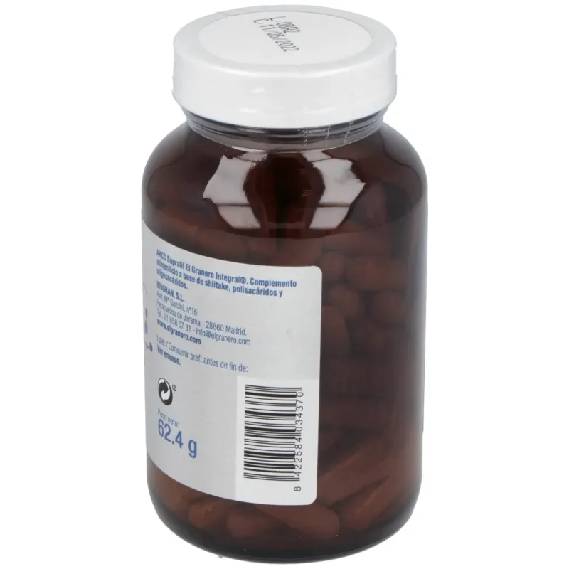 Granero integral ahcc supralif 565mg 120 cápsulas | Farmacia Barata Granero integral ahcc supralif 565mg 120 cápsulas | Farmacia Barata