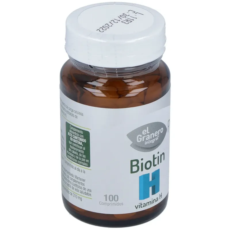 El granero biotin vitamina h 100 comp | Farmacia Barata El granero biotin vitamina h 100 comp | Farmacia Barata