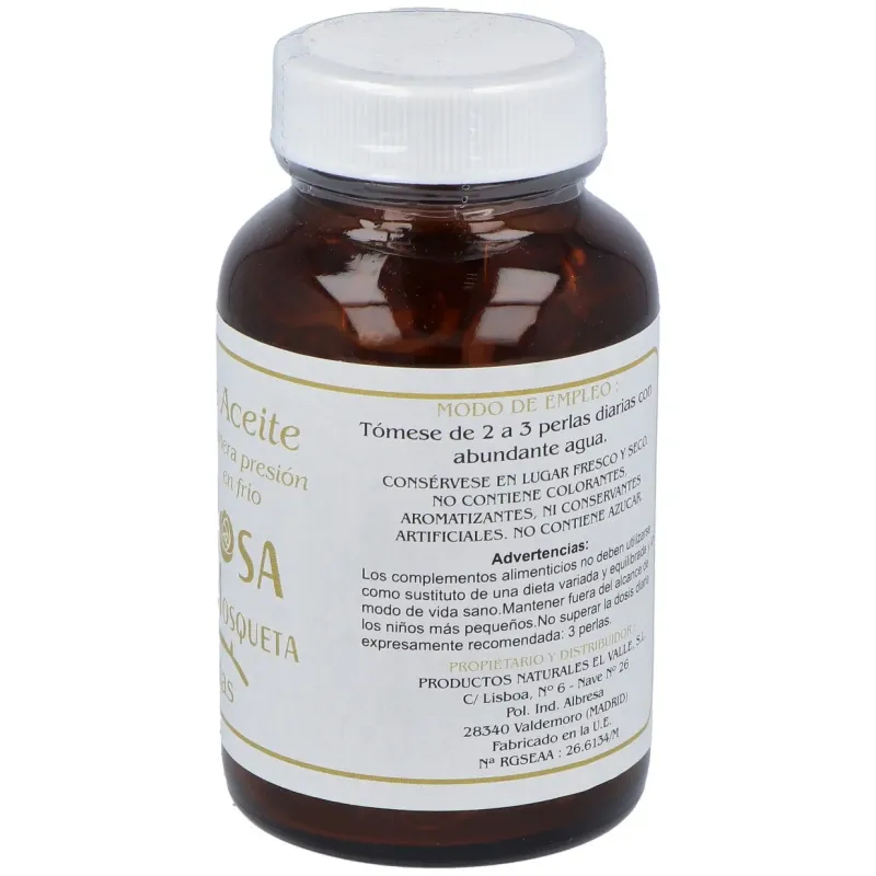 El valle rosa mosqueta 100 perlas | Farmacia Barata
