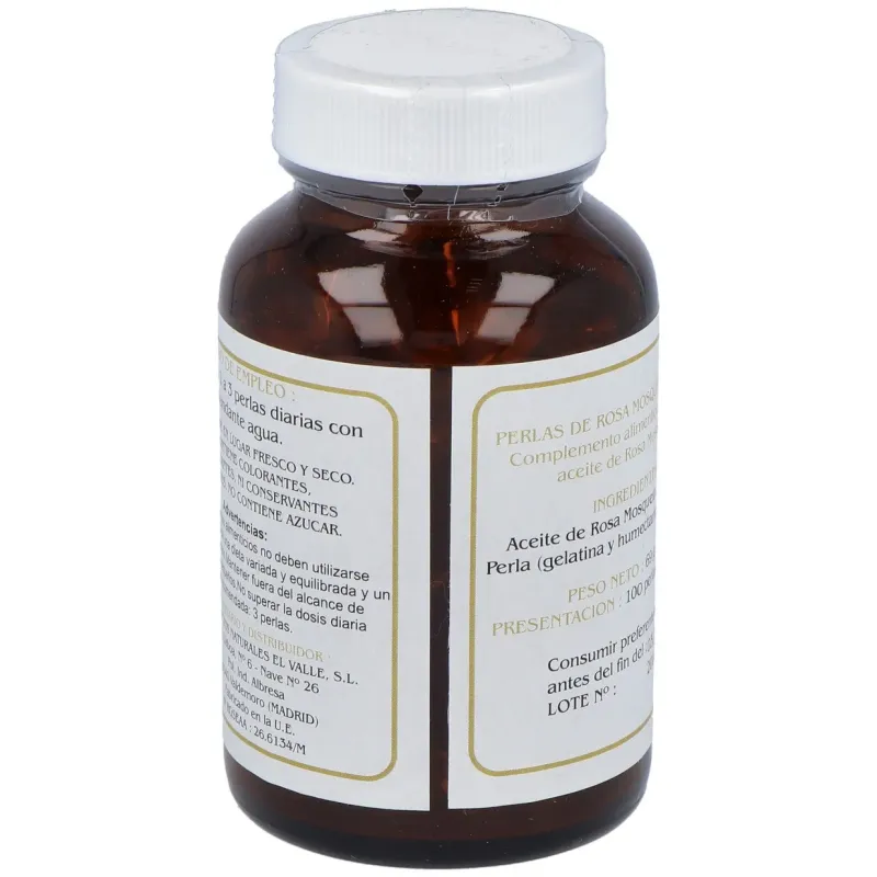 El valle rosa mosqueta 100 perlas | Farmacia Barata