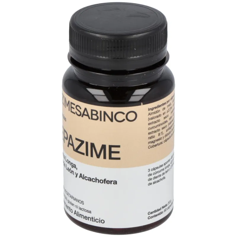 Enzime sabinco hepazime 60caps | Farmacia Barata