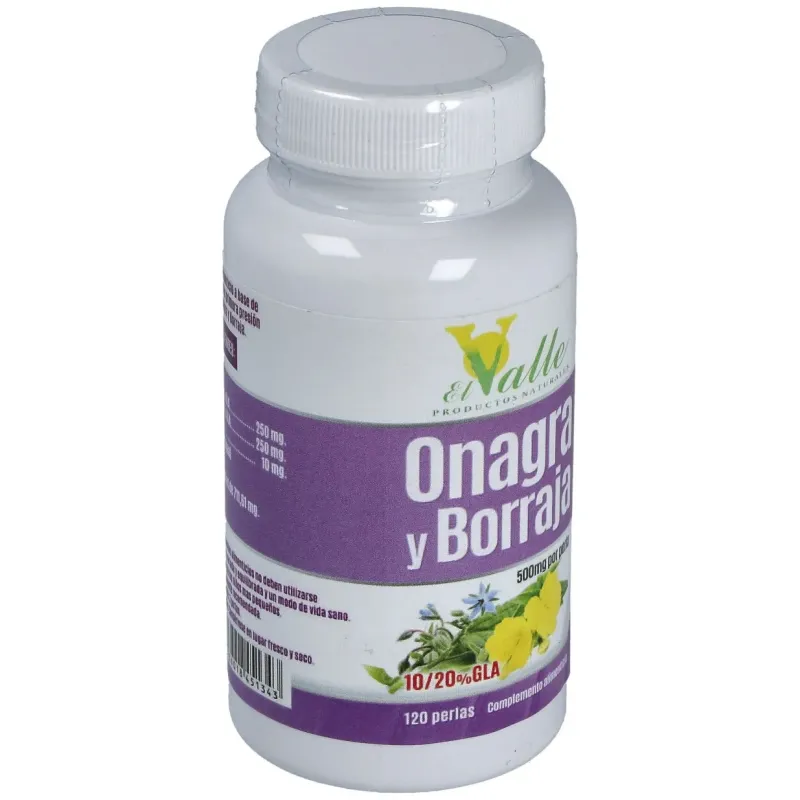 El valle onagra borraja vitamina e 120caps | Farmacia Barata