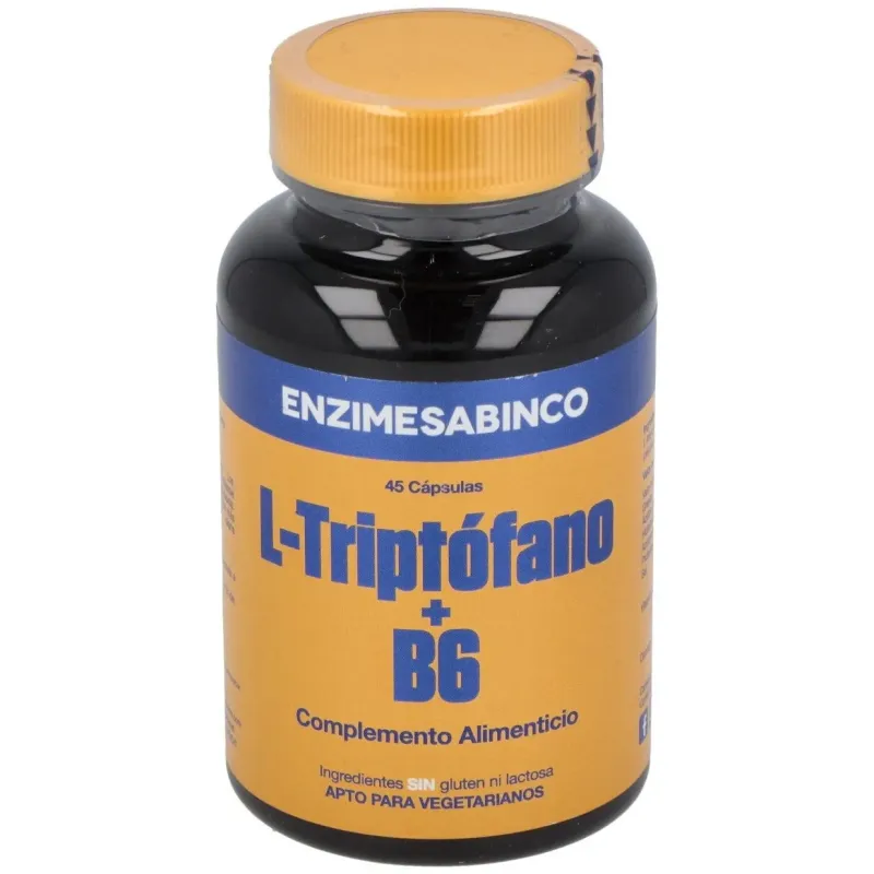 Enzime sabinco l triptofano 500mg 45caps | Farmacia Barata