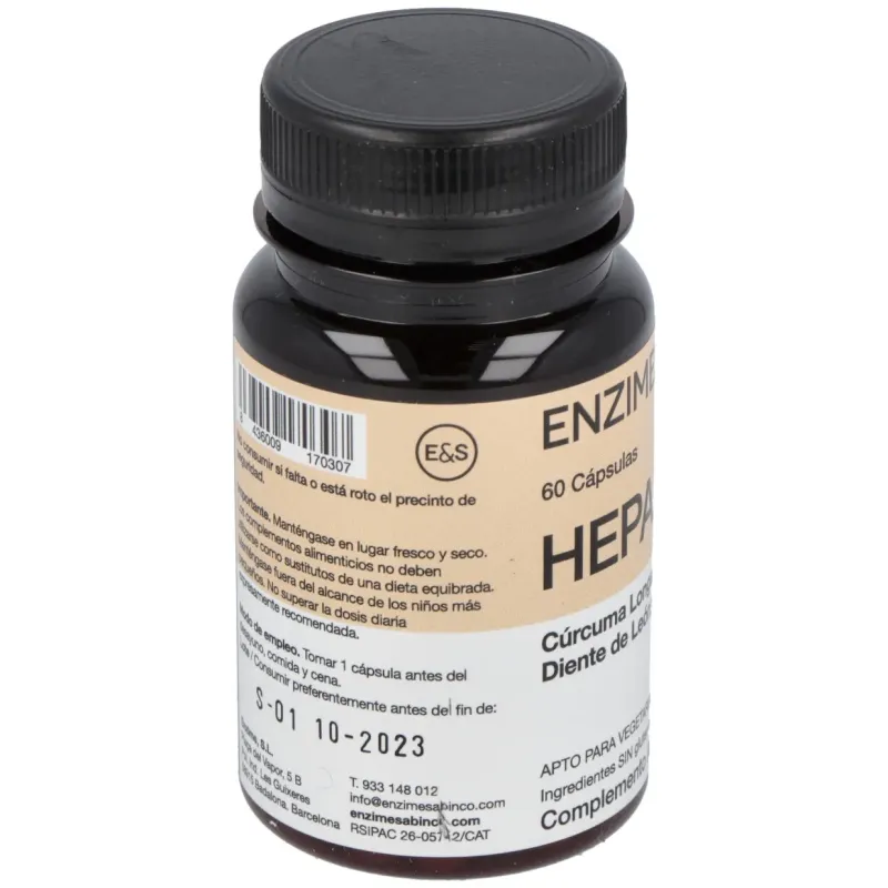 Enzime sabinco hepazime 60caps | Farmacia Barata