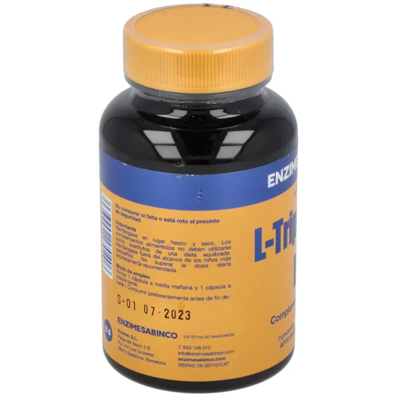 Enzime sabinco l triptofano 500mg 45caps | Farmacia Barata