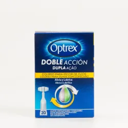 Optrex Doble Acción Picor Ojos, 20 Monodosis.