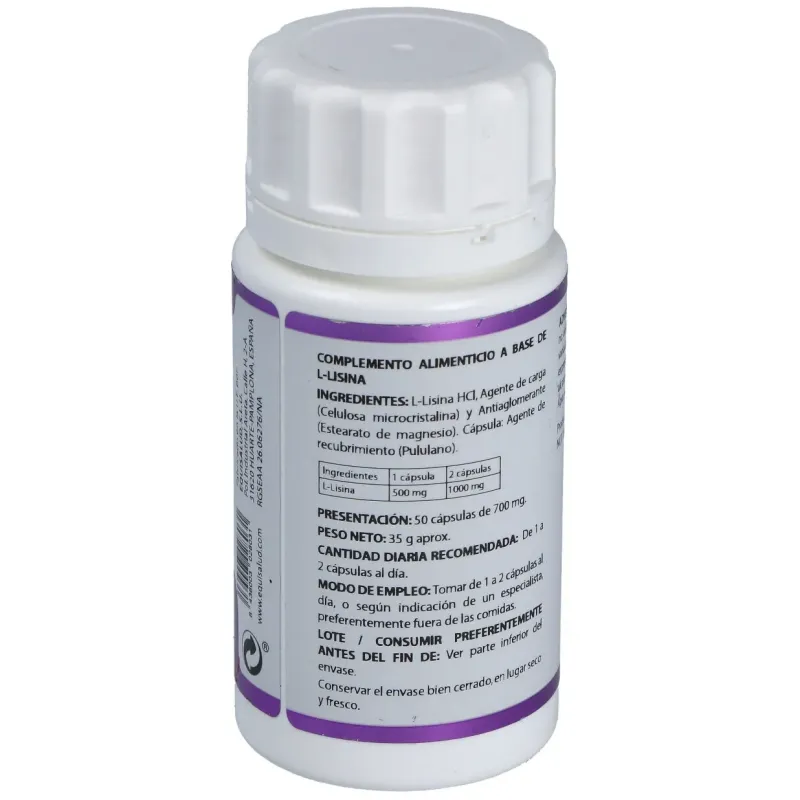 Holomega l-lisina 50cap. | Farmacia Barata Holomega l-lisina 50cap. | Farmacia Barata