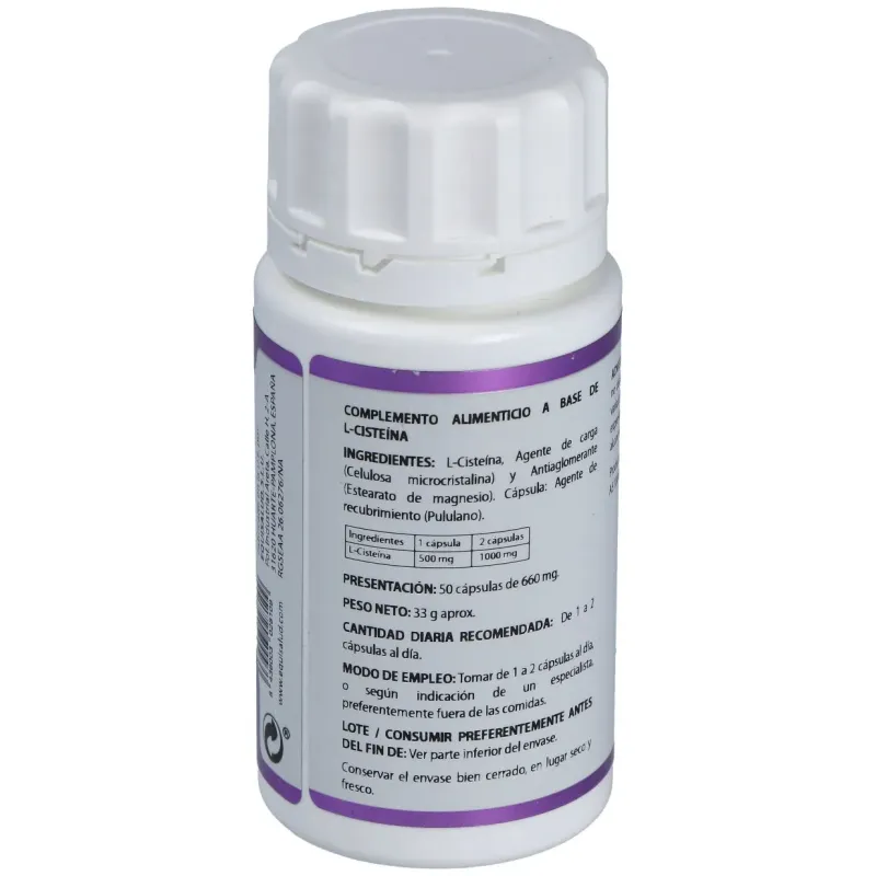 Holomega l-cisteina 50cap. | Farmacia Barata