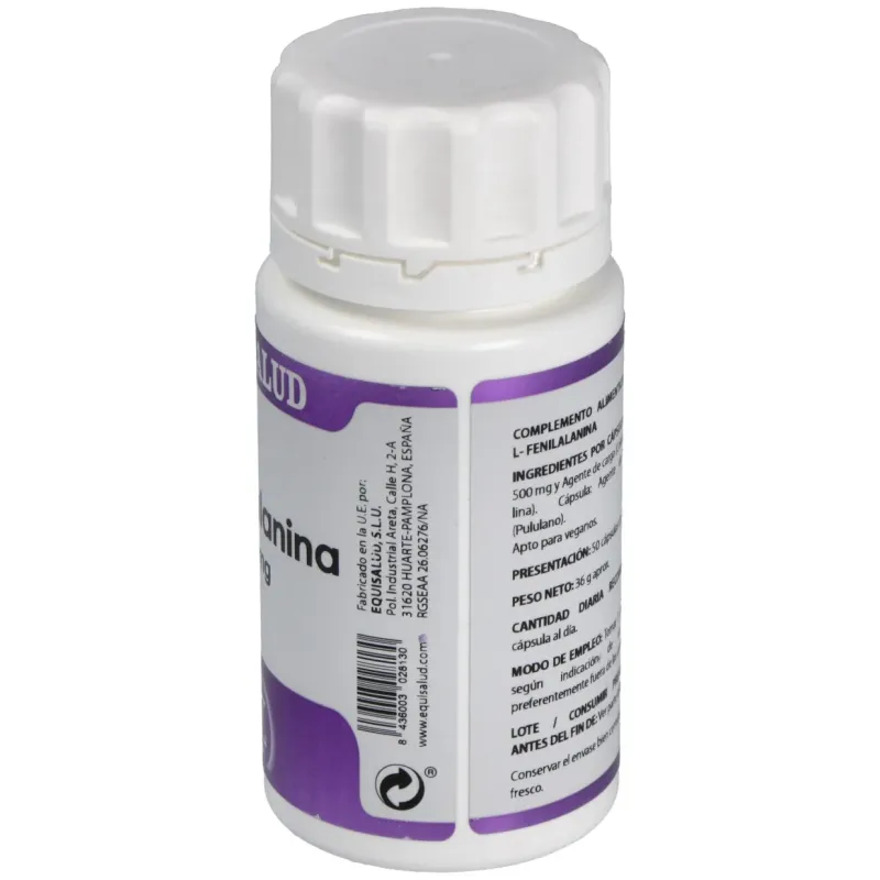 Equisalud l-fenilalanina 500mg 50caps | Farmacia Barata