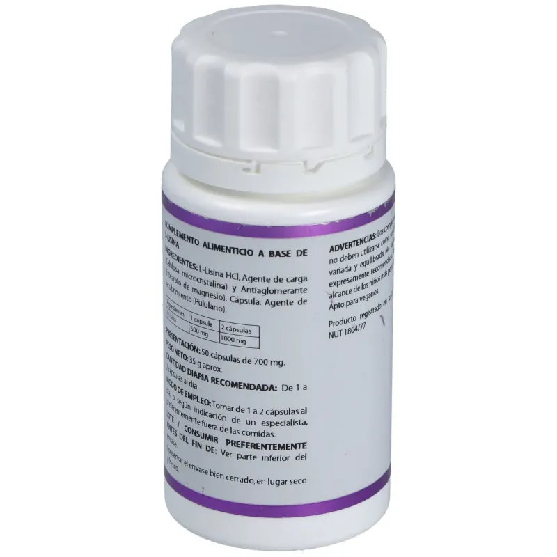 Holomega l-lisina 50cap. | Farmacia Barata Holomega l-lisina 50cap. | Farmacia Barata
