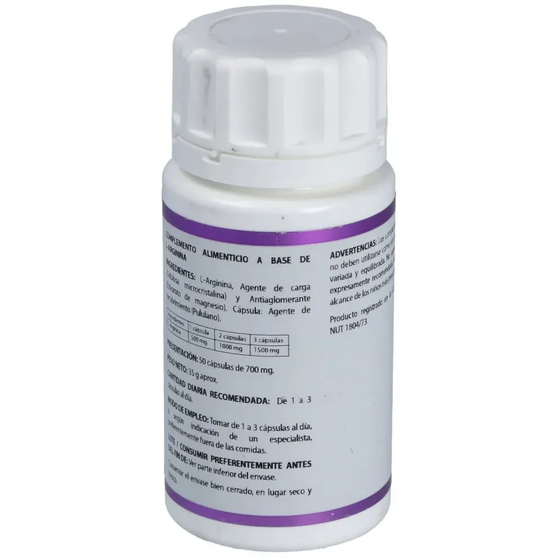 Holomega l- arginina 50cáps | Farmacia Barata