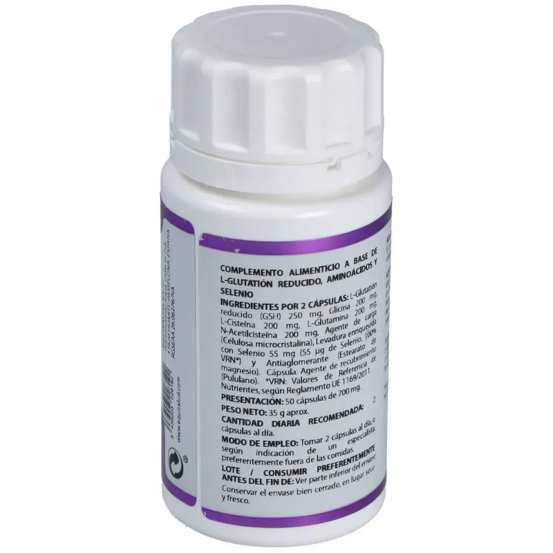 Equisalud l-glutatión plus 125mg 50caps | Farmacia Barata Equisalud l-glutatión plus 125mg 50caps | Farmacia Barata