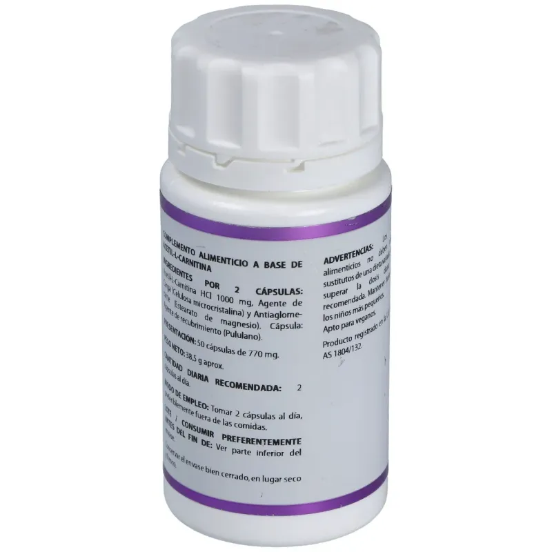 Holomega acetil l- carnitina 50cáps | Farmacia Barata